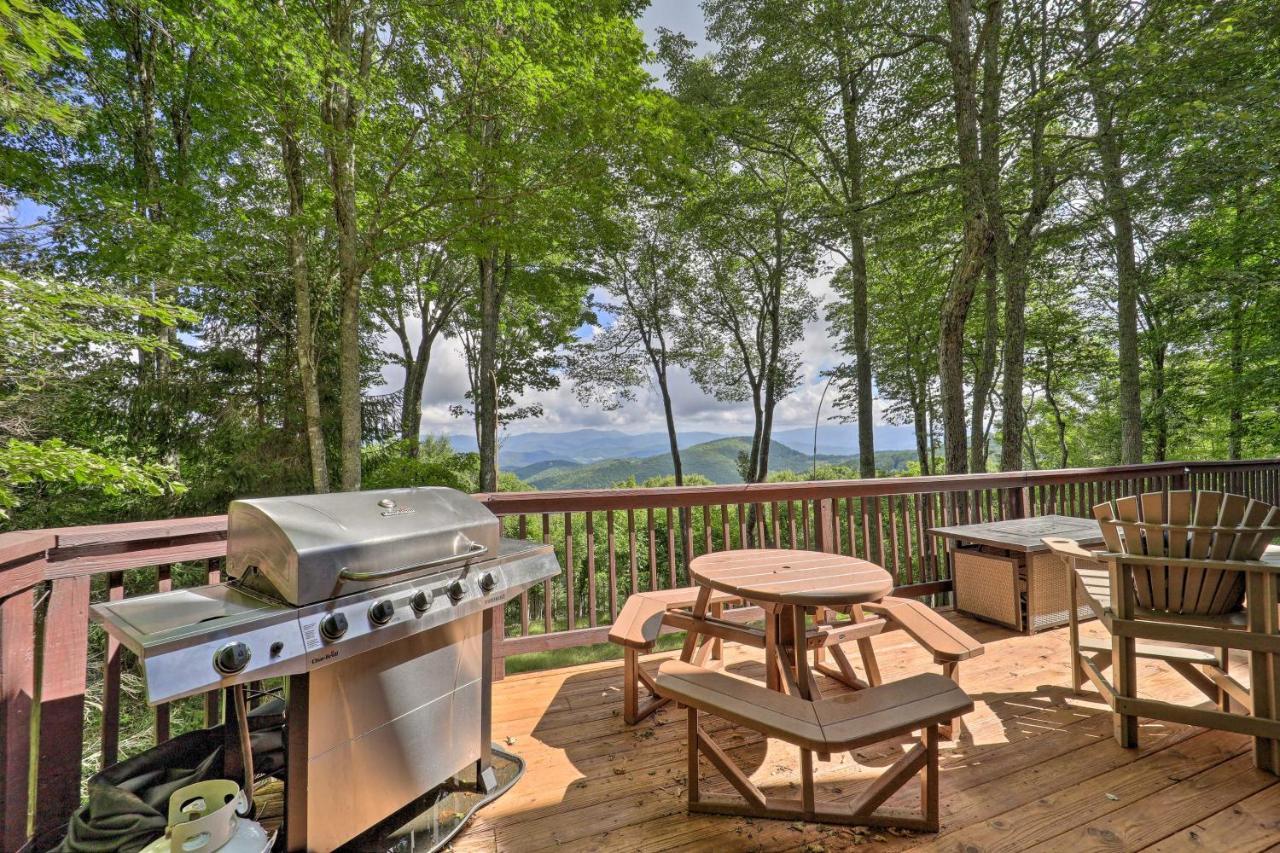 Beech Mountain Cabin Retreat With Hot Tub And Views! Exterior photo