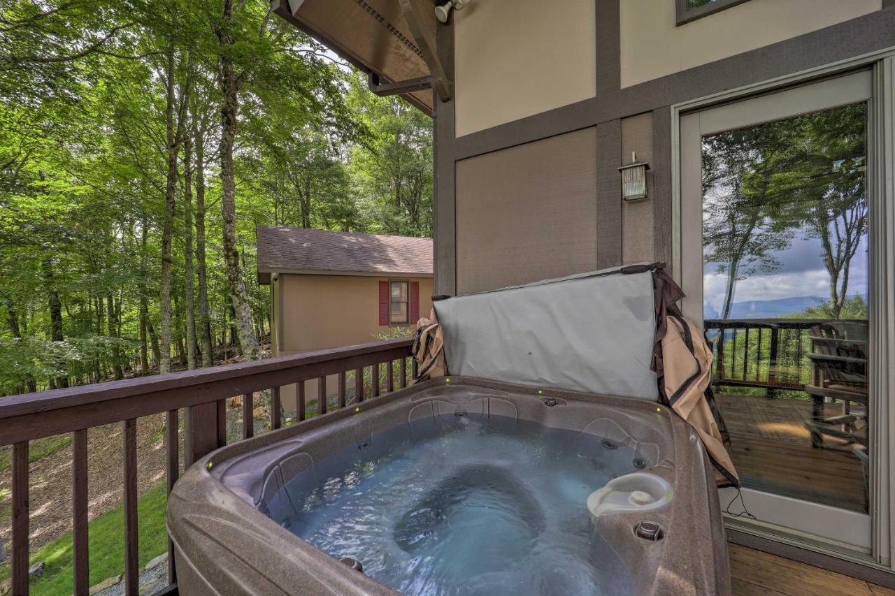 Beech Mountain Cabin Retreat With Hot Tub And Views! Exterior photo