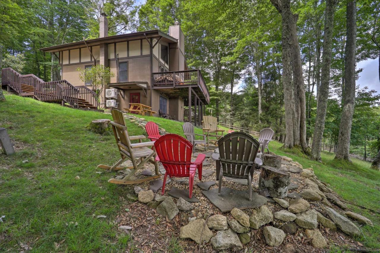 Beech Mountain Cabin Retreat With Hot Tub And Views! Exterior photo