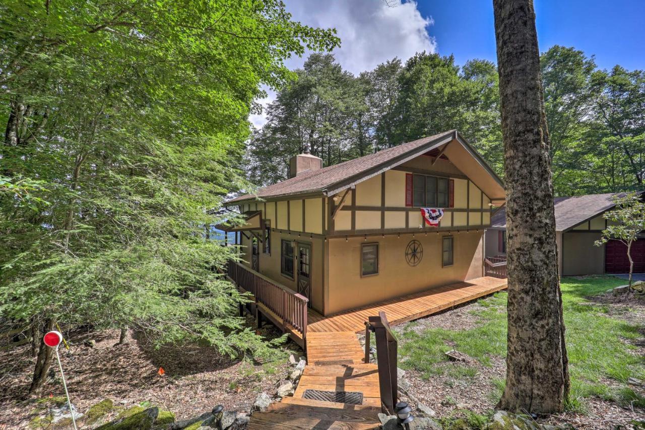 Beech Mountain Cabin Retreat With Hot Tub And Views! Exterior photo